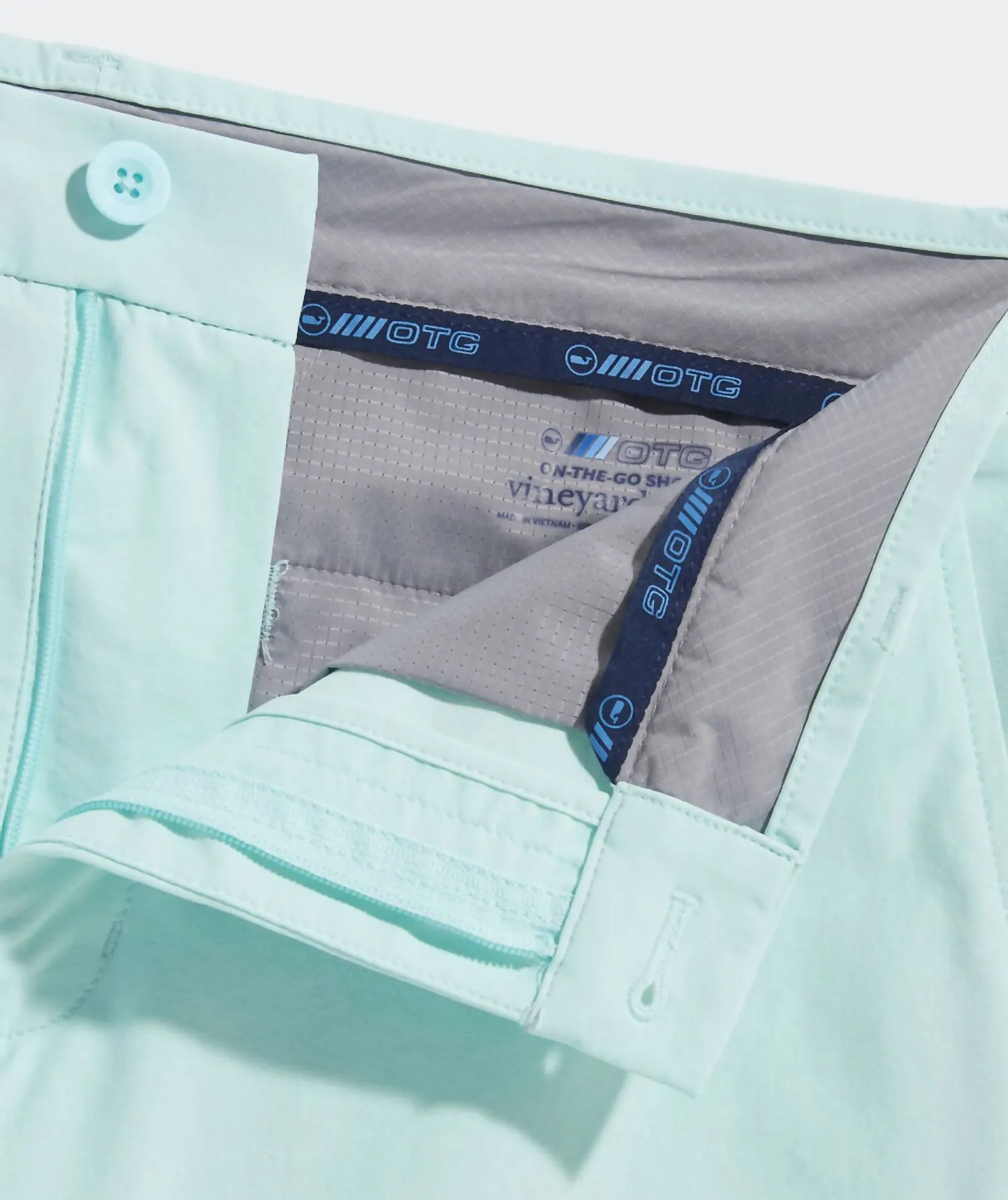 9" On The Go Short In Crystal Blue