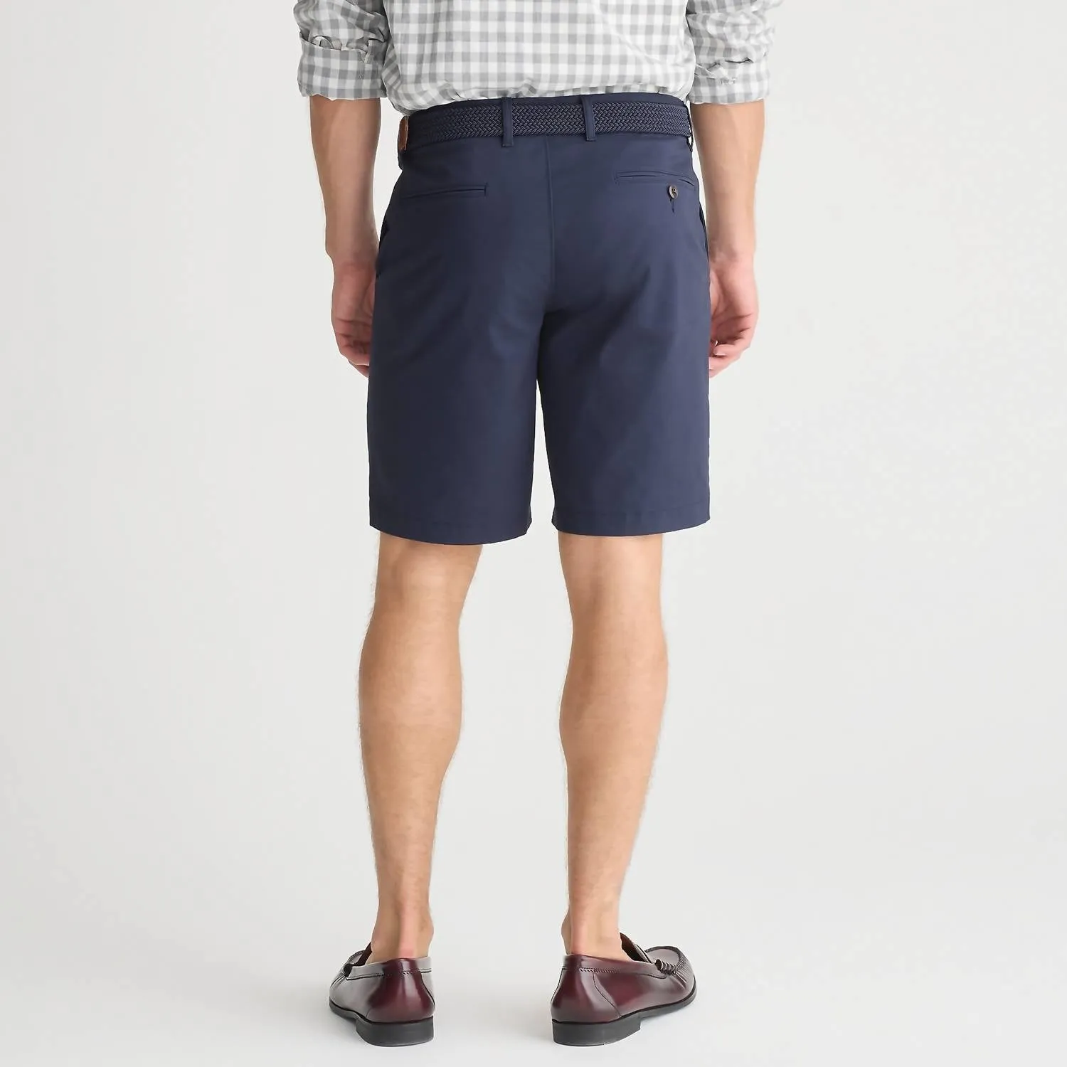 9" Stretch Chino Shorts In Navy