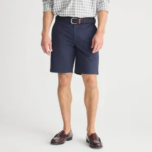 9" Stretch Chino Shorts In Navy