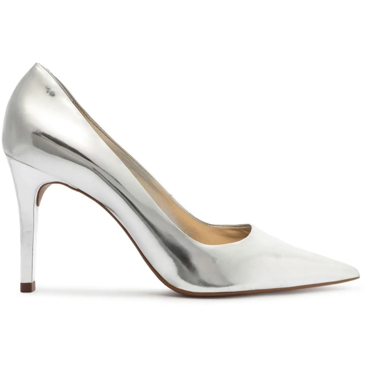 A1025300010066U Womens Solid Manmade D'Orsay Heels