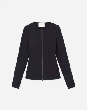 Acclaimed Stretch Fitted Jacket In Ink