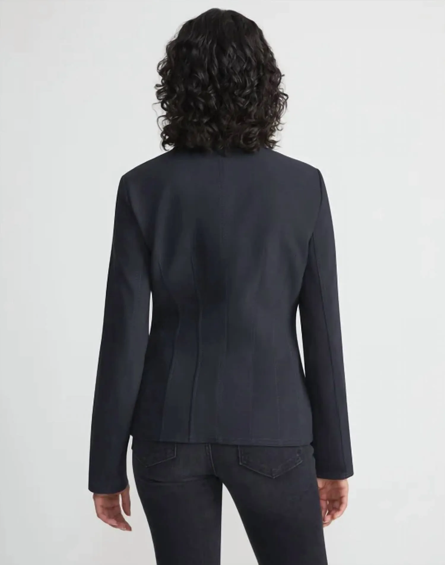 Acclaimed Stretch Fitted Jacket In Ink