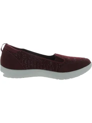 Adella Blush Womens Mesh Slip On Penny Loafers