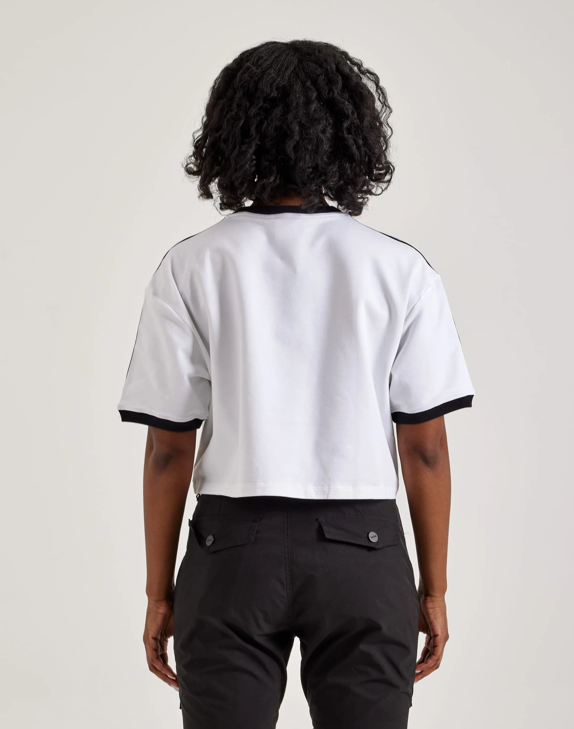 Adidas 3-Stripes Loose Cropped Tee