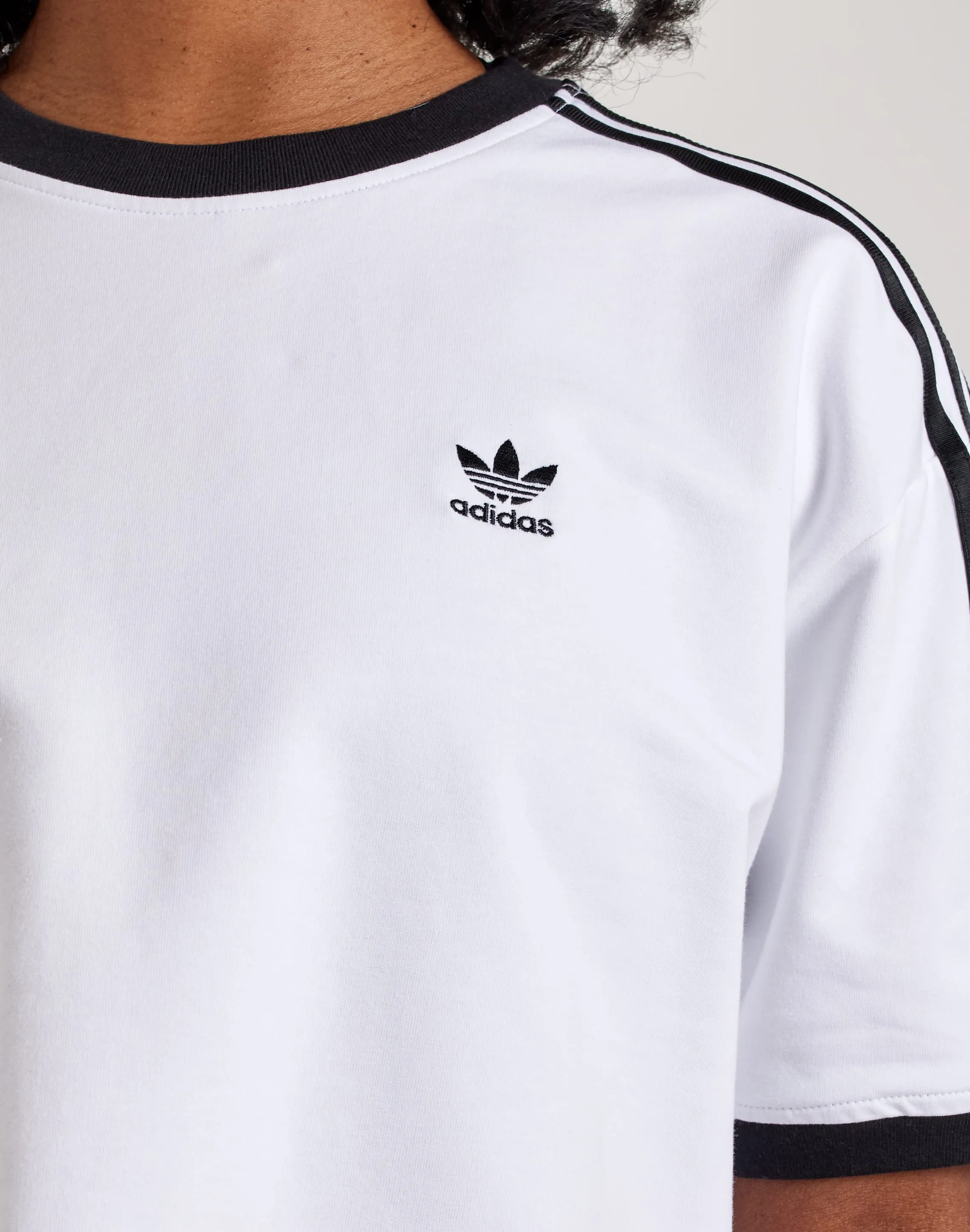 Adidas 3-Stripes Loose Cropped Tee
