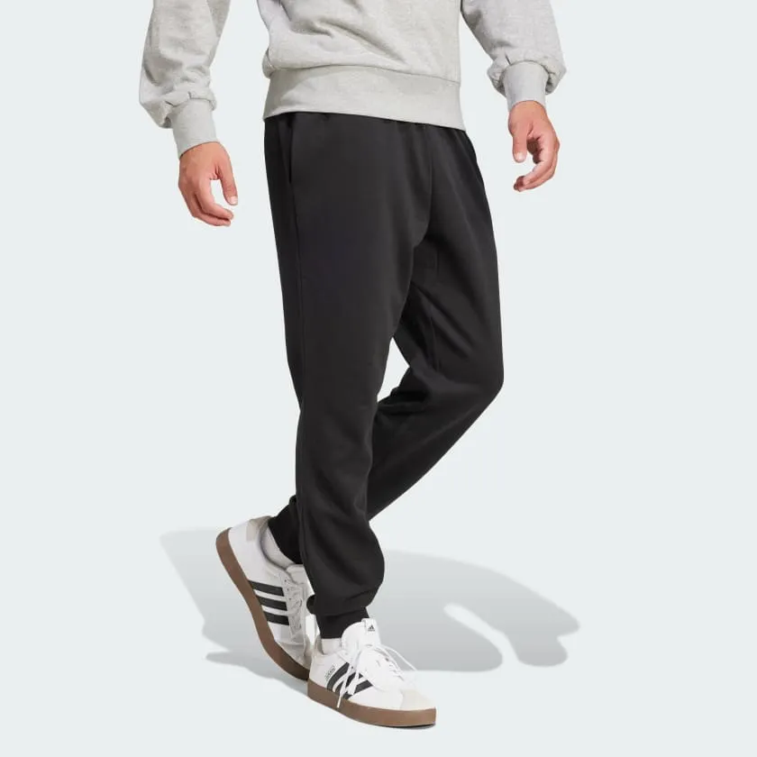 ADIDAS MEN'S ESSENTIALS FEELCOZY FLEECE BLACK PANT