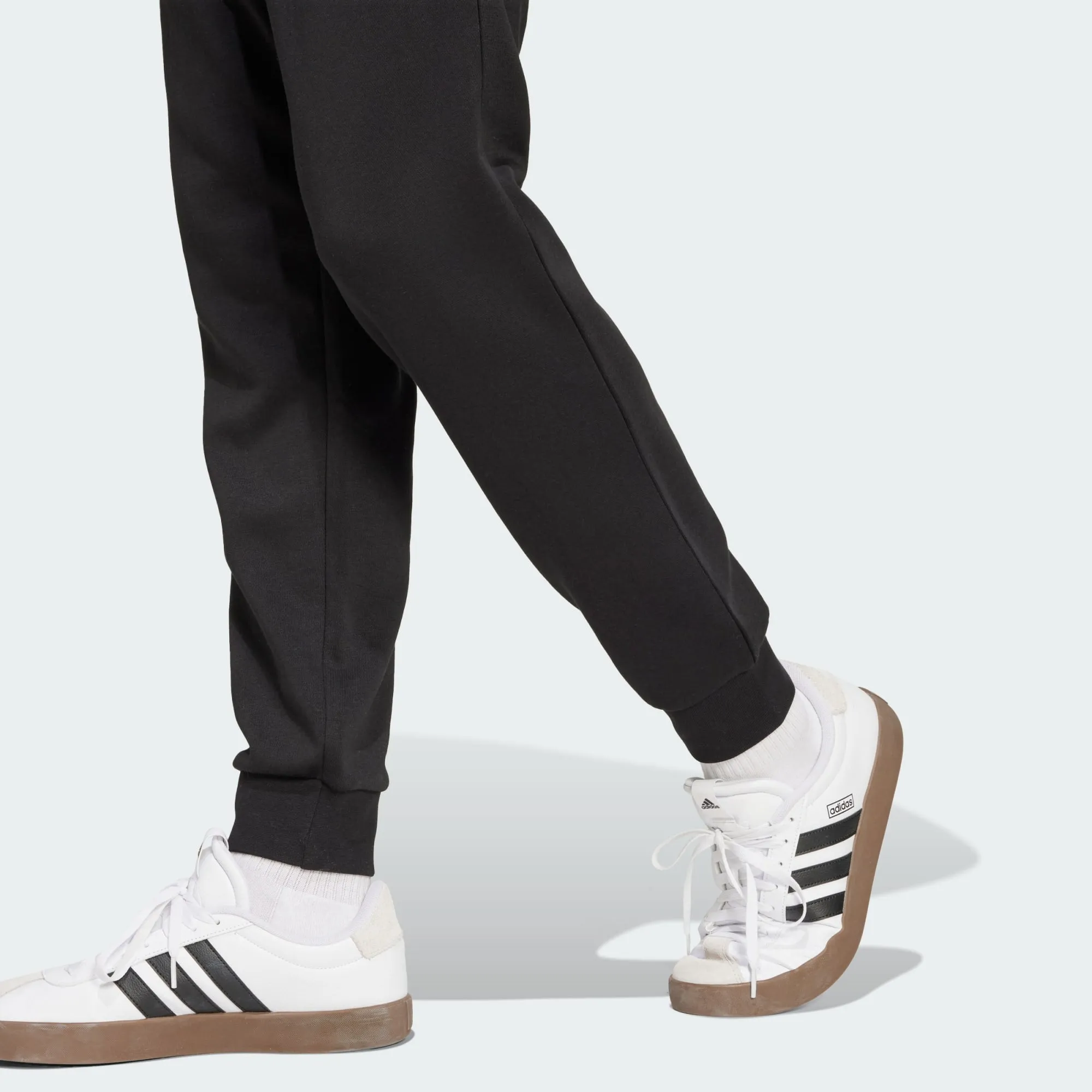 ADIDAS MEN'S ESSENTIALS FEELCOZY FLEECE BLACK PANT