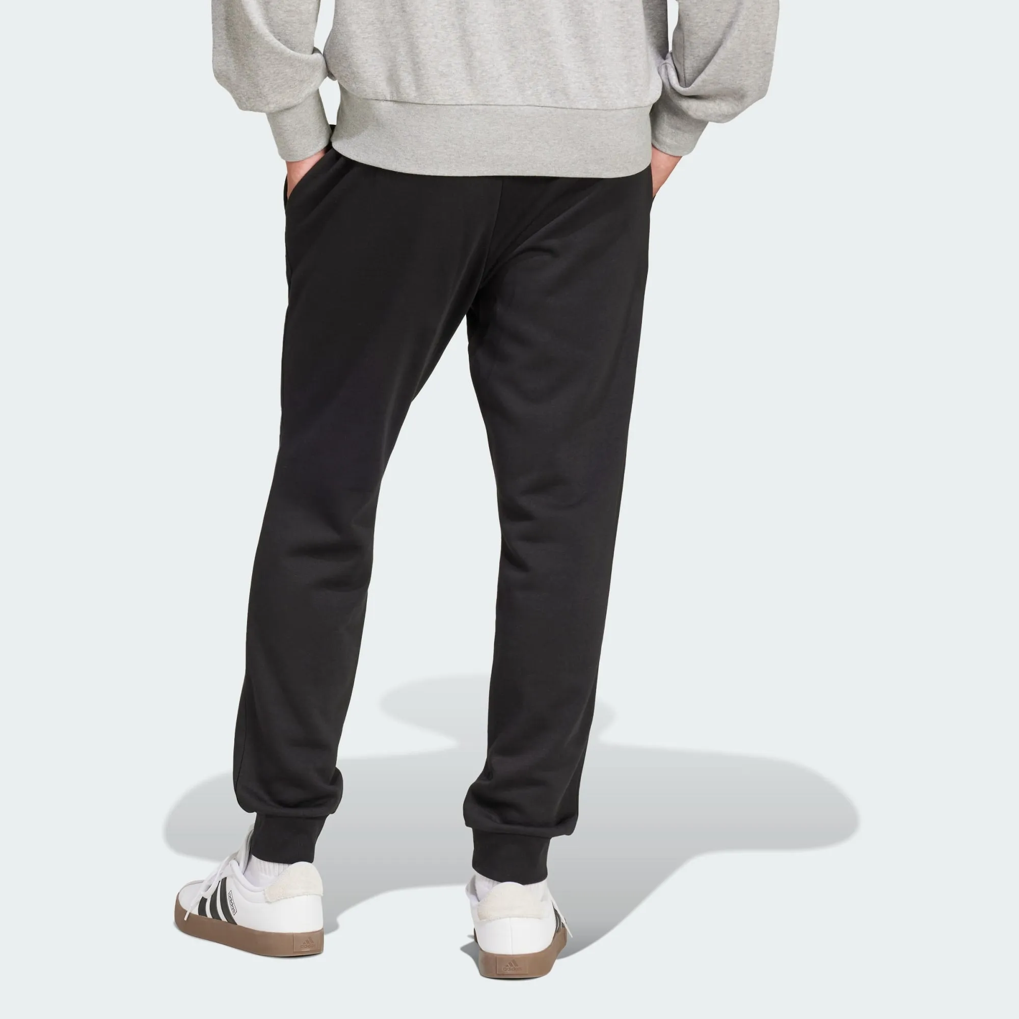 ADIDAS MEN'S ESSENTIALS FEELCOZY FLEECE BLACK PANT