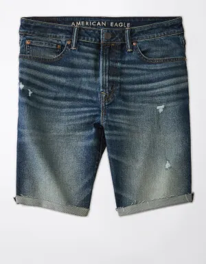 AE AirFlex  Ultrasoft 9" Patched Denim Short