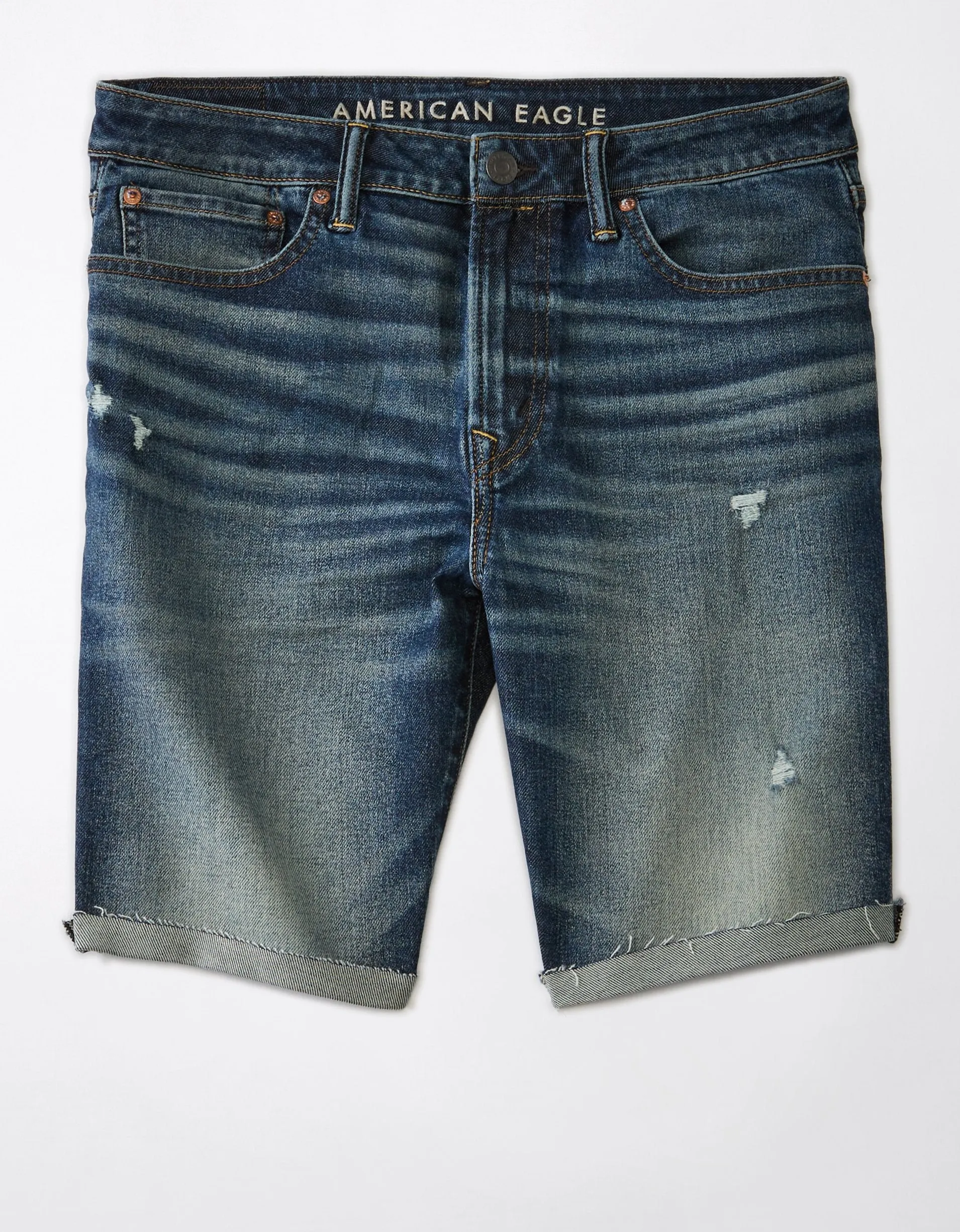 AE AirFlex  Ultrasoft 9" Patched Denim Short