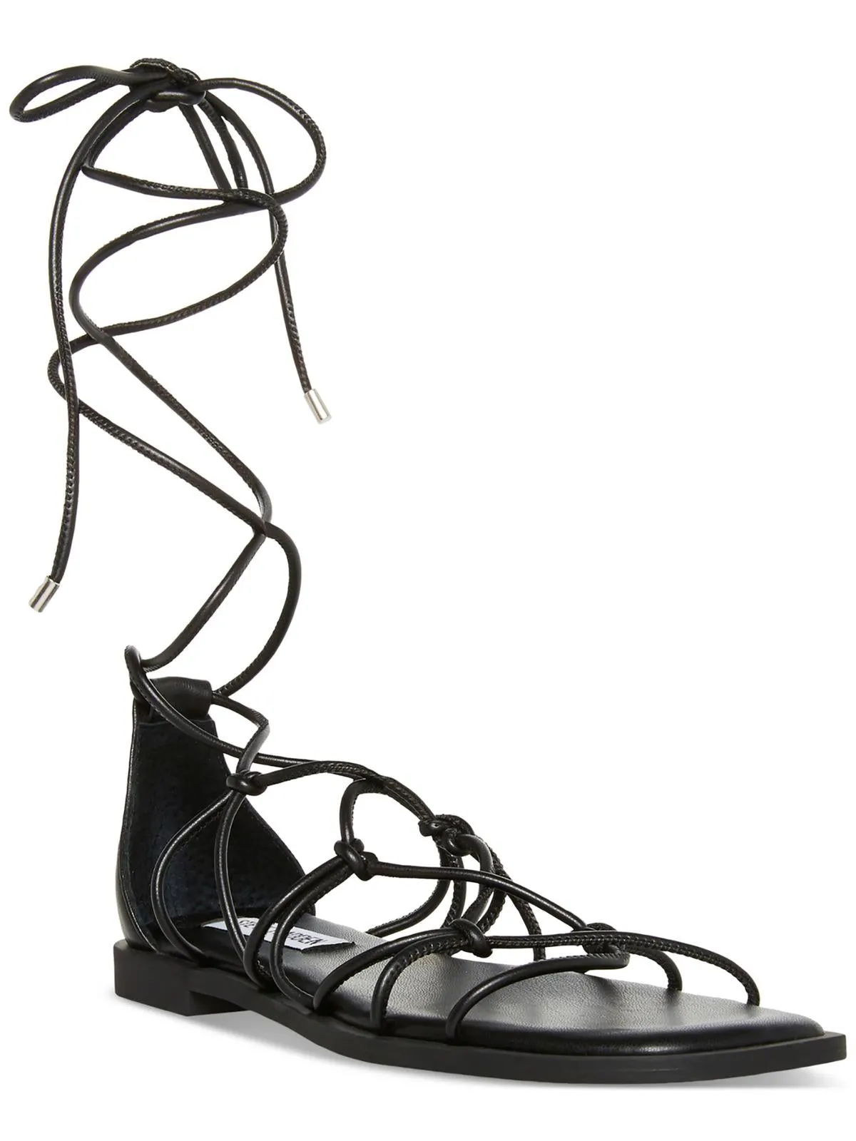 Ainsley Womens Faux Leather Caged Gladiator Sandals