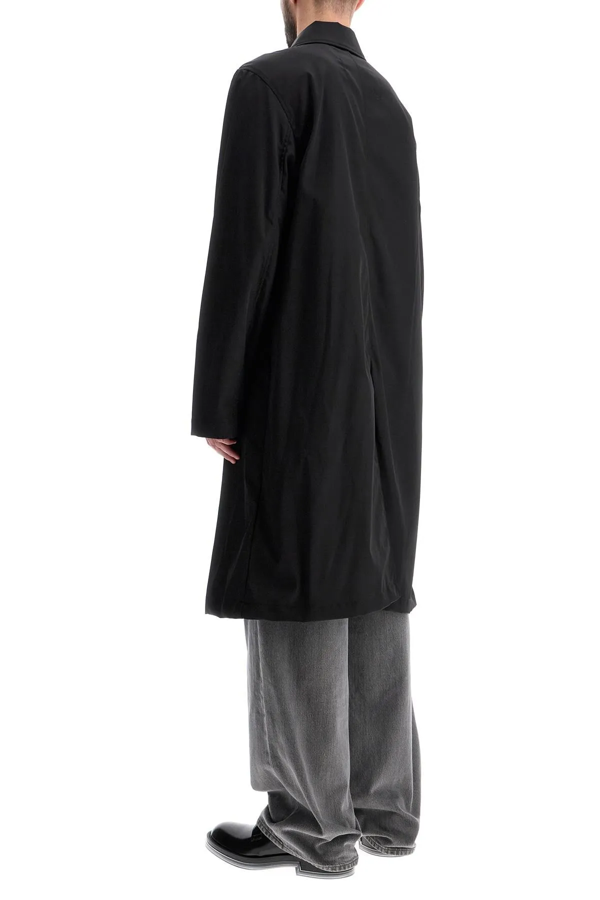 Ami Alexandre Matiussi Men's Unisex Car Coat Made Of Nylon And Cotton