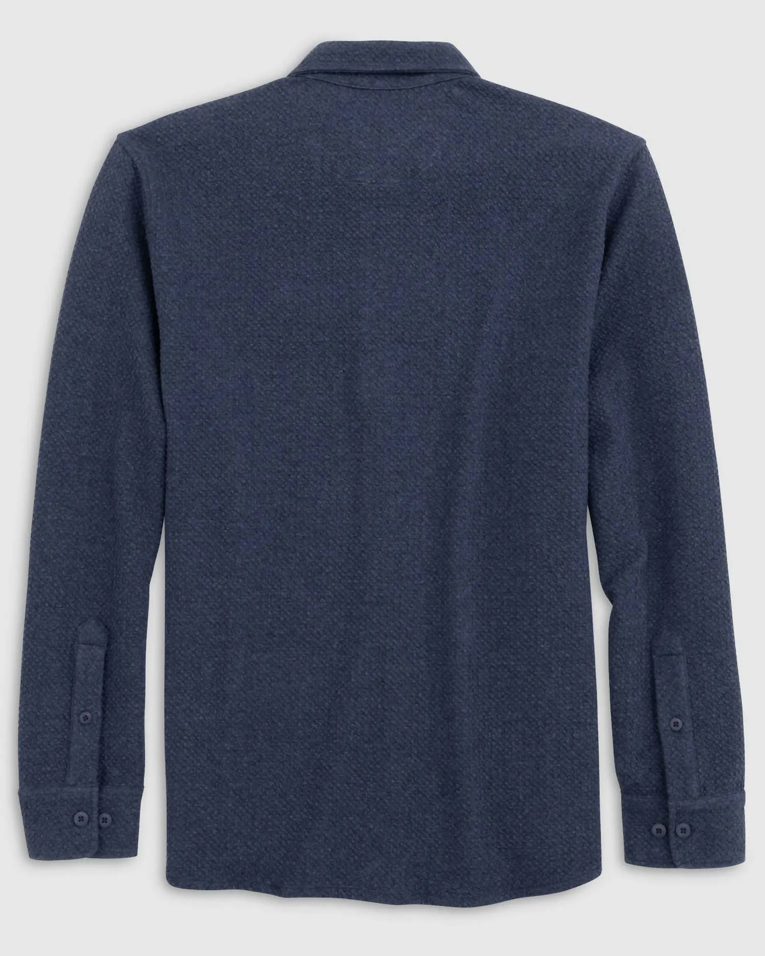 Andre Knit Shacket In Indigo