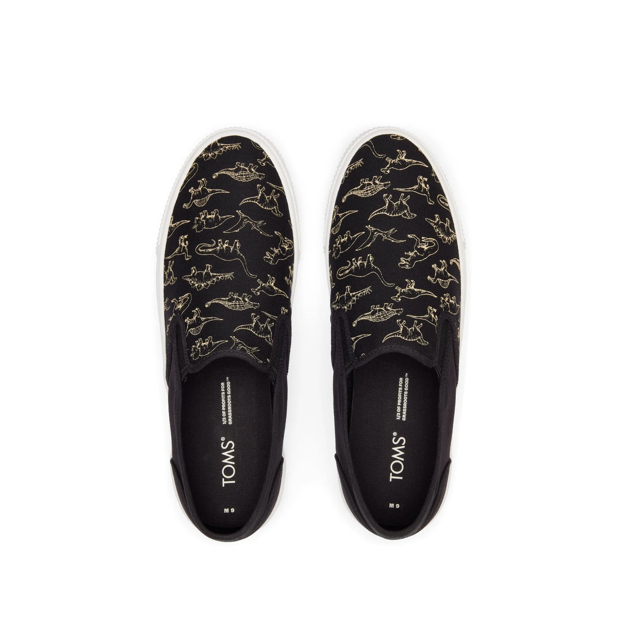 Baja Glow-in-the-Dark Dinosaur Slip On Sneaker