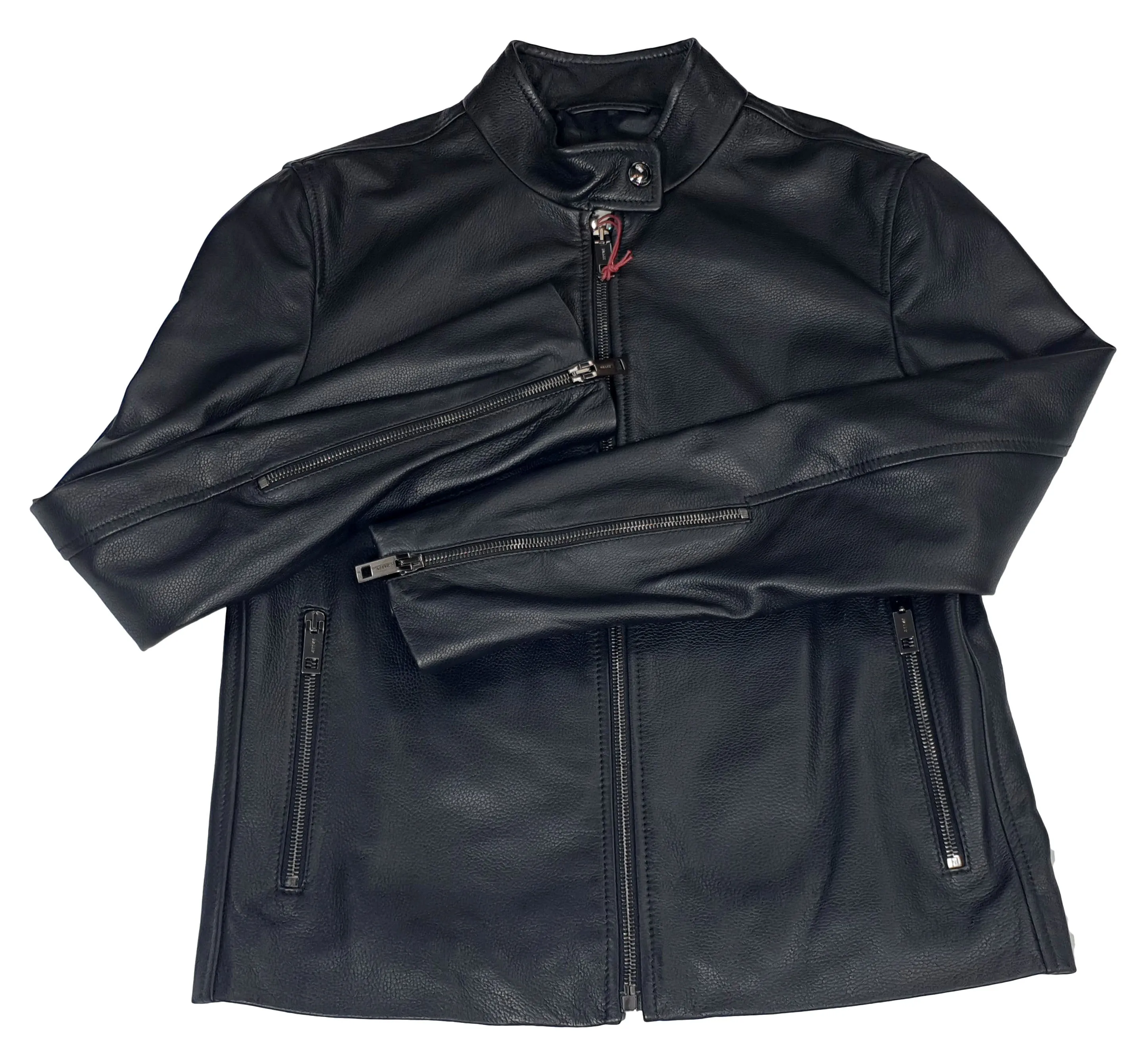 Bally 6230542 Black Lamb Leather Bomber Jacket