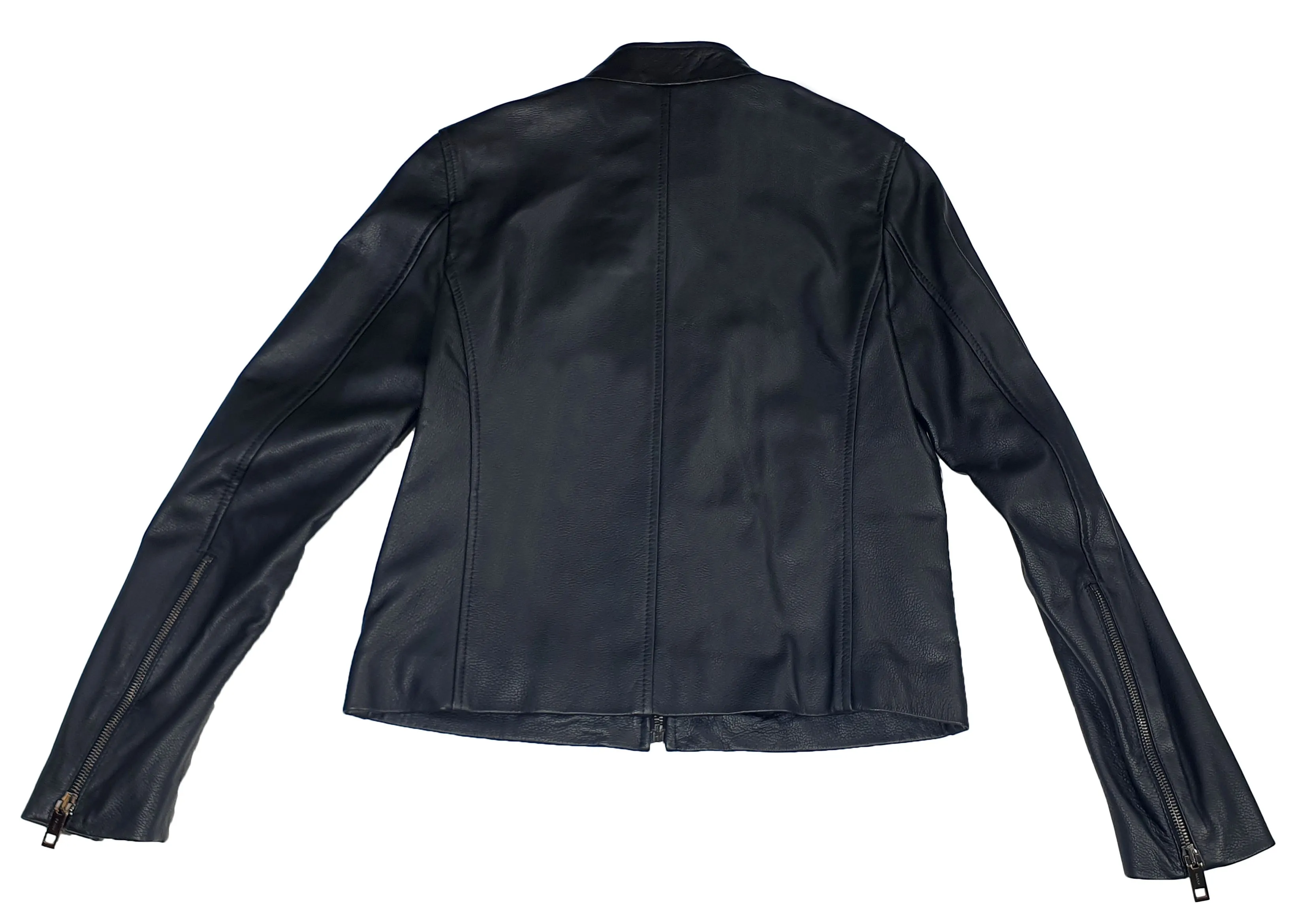 Bally 6230542 Black Lamb Leather Bomber Jacket