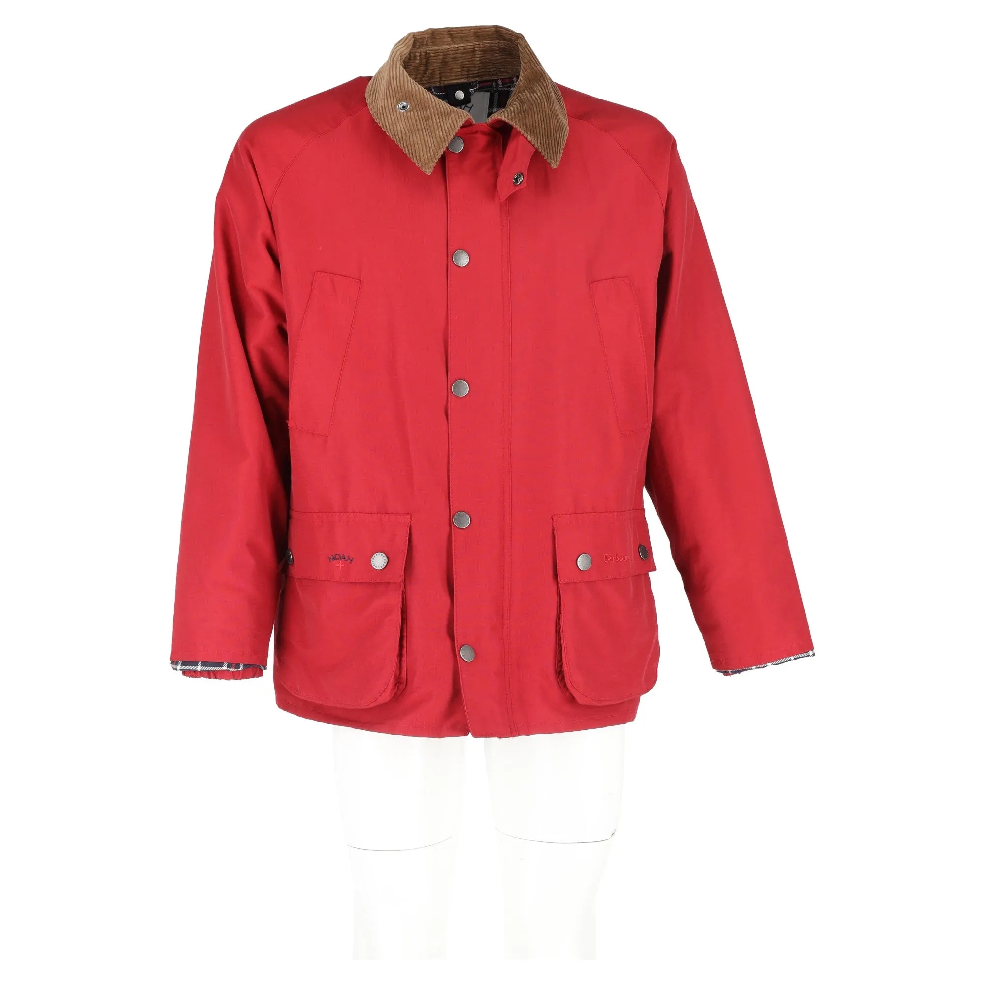 Barbour x Noah 60/40 Bedale Jacket in Red Cotton