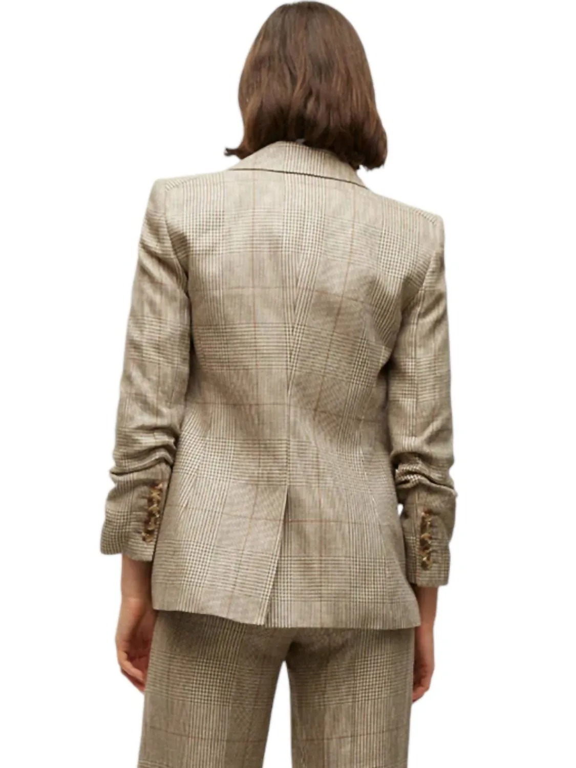 Battista Dickey Jacket In Ecru/ochre