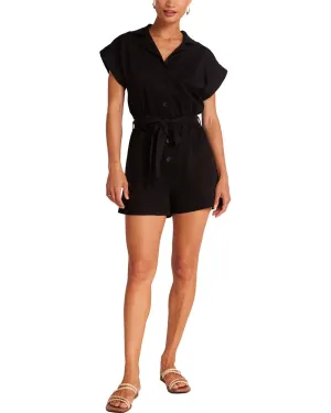 Bella Dahl Brooke Notched Collar Romper