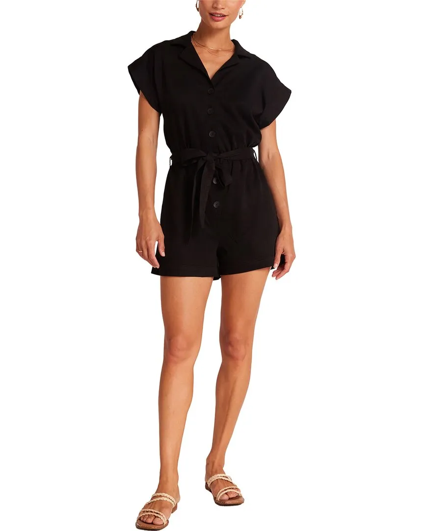 Bella Dahl Brooke Notched Collar Romper
