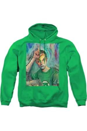 Big Bang Theory Sheldon Painting Adult Pull Over Hoodie / Hooded Sweatshirt