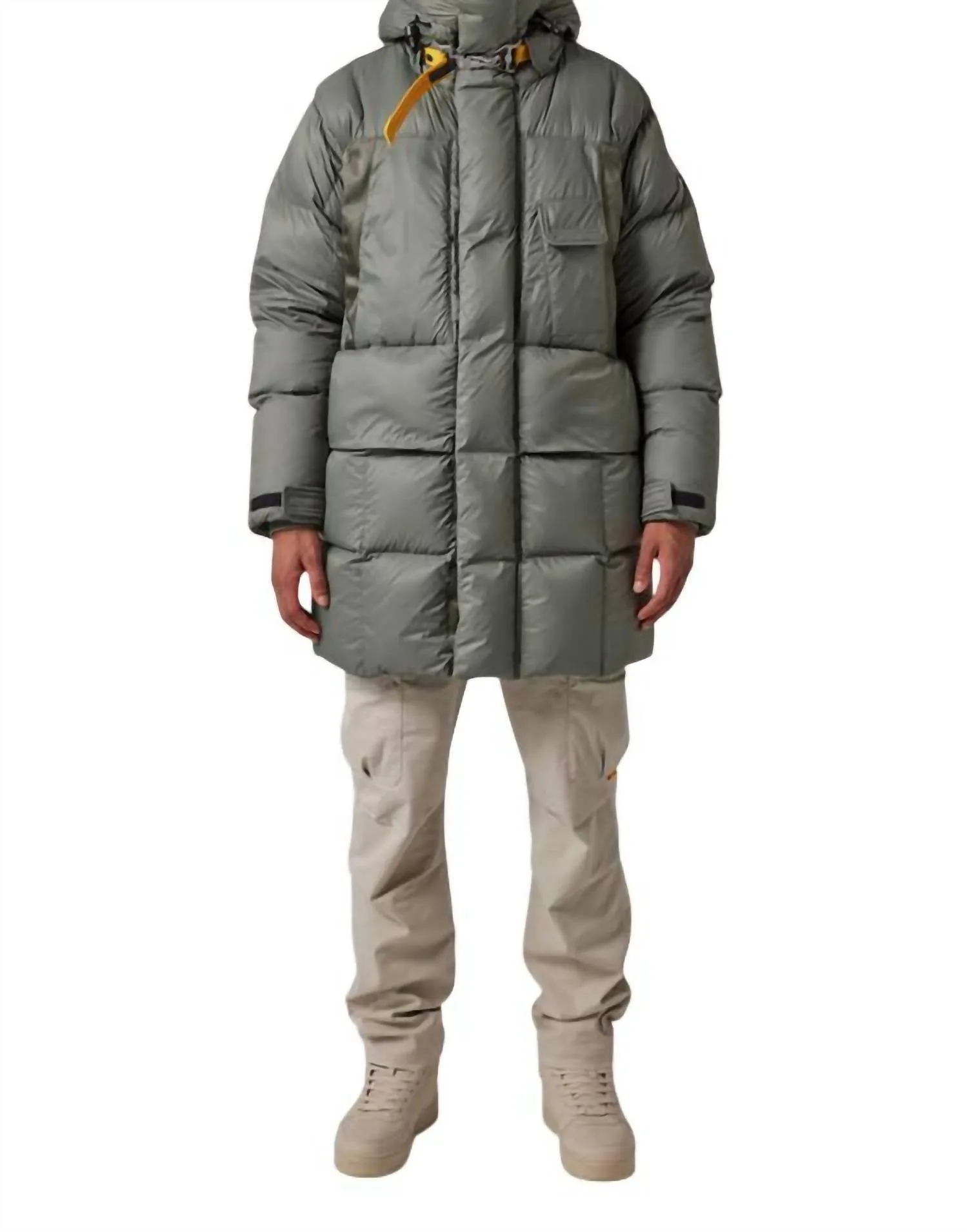 Bold Parka Puffer Jacket In Thyme