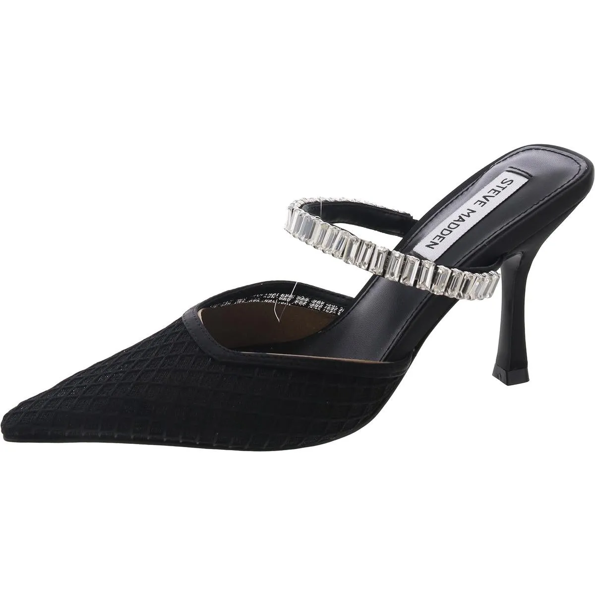Brecki Womens Embellished Mesh Slide