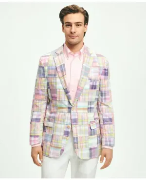 Brooks Brothers Men's Regent Classic-Fit Patchwork Madras Sport Coat Pink Brooks Brothers