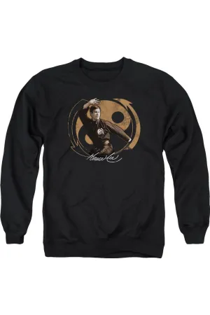 Bruce Lee Jeet Kun Do Pose Adult Crewneck Sweatshirt