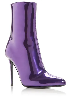 Brytta Pointed   Womens Leather Side Zipper Booties