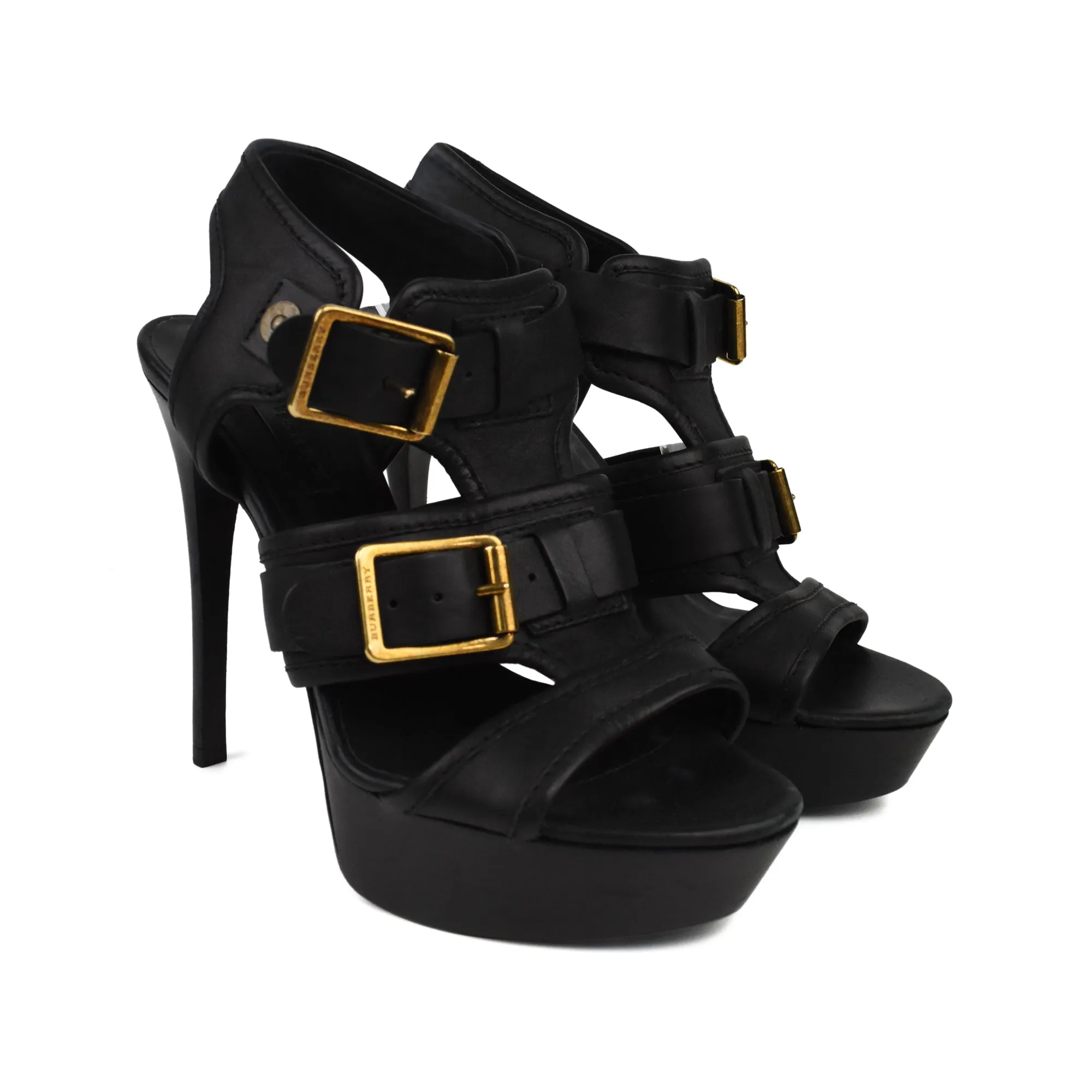 Burberry Buckle Heels - Women's 39