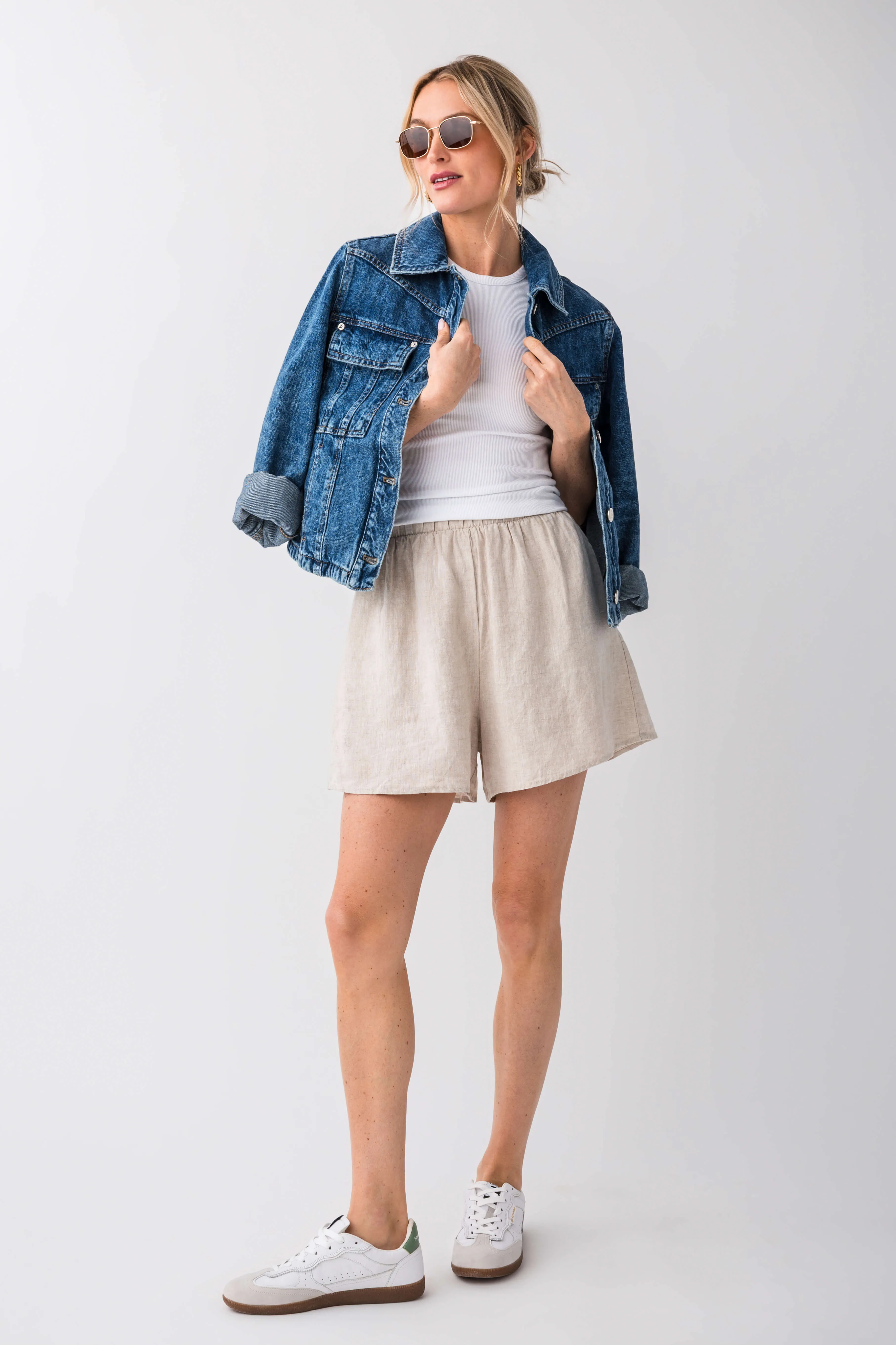 By Together Nova Linen Shorts