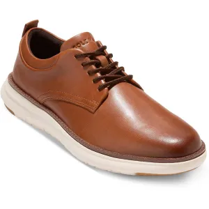 C40303 Mens Solid Manmade Derby Shoes