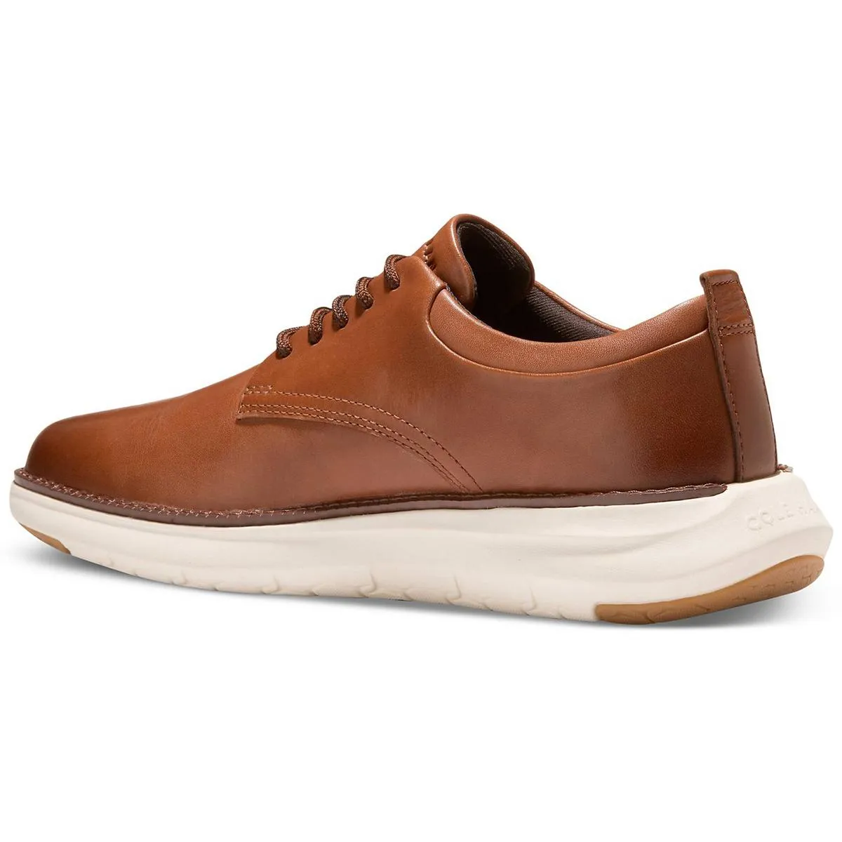 C40303 Mens Solid Manmade Derby Shoes