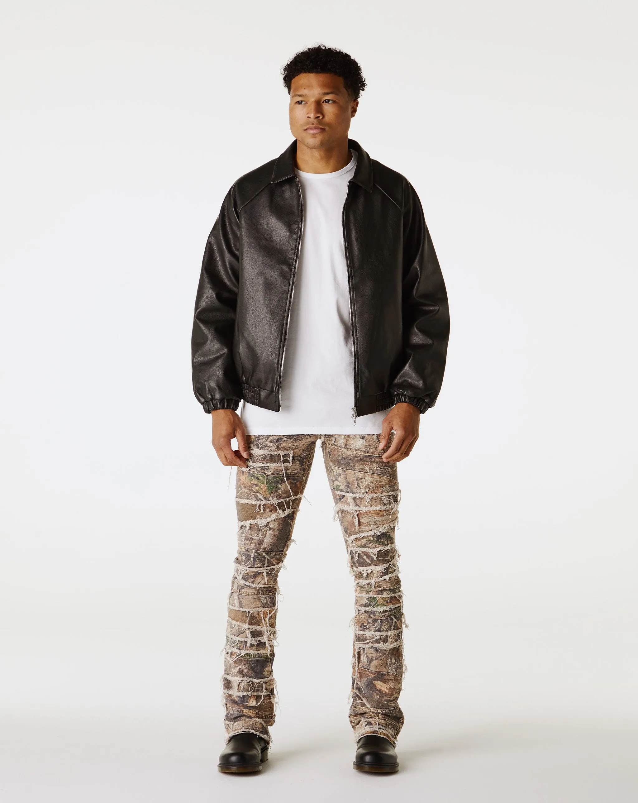 Camo With Raw Edges