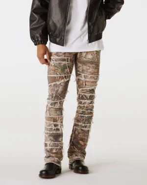 Camo With Raw Edges
