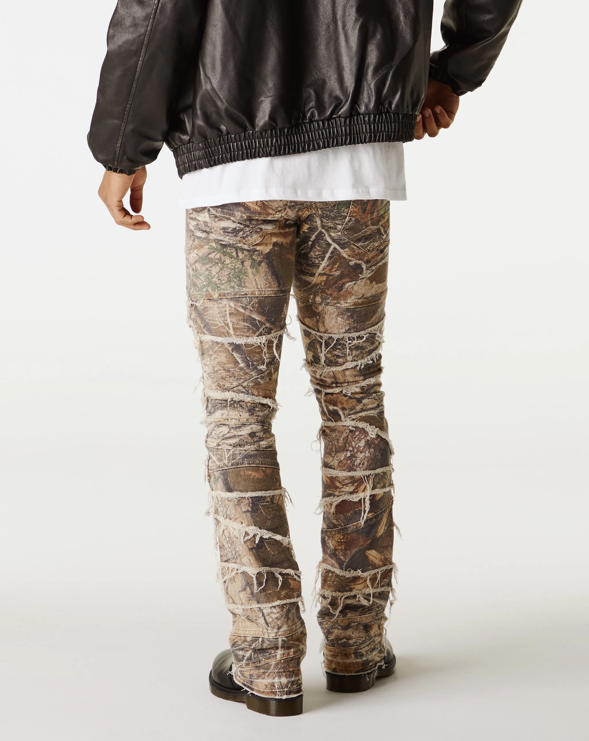 Camo With Raw Edges
