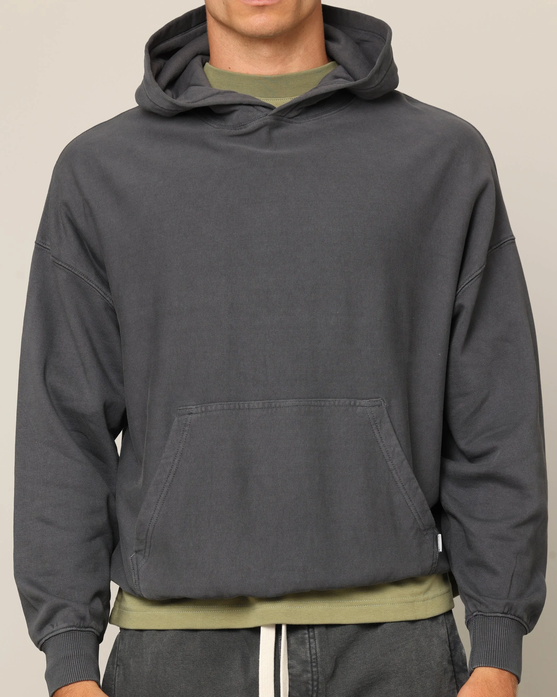 Carré Blanc Oversized Hoodie Vintage Grey