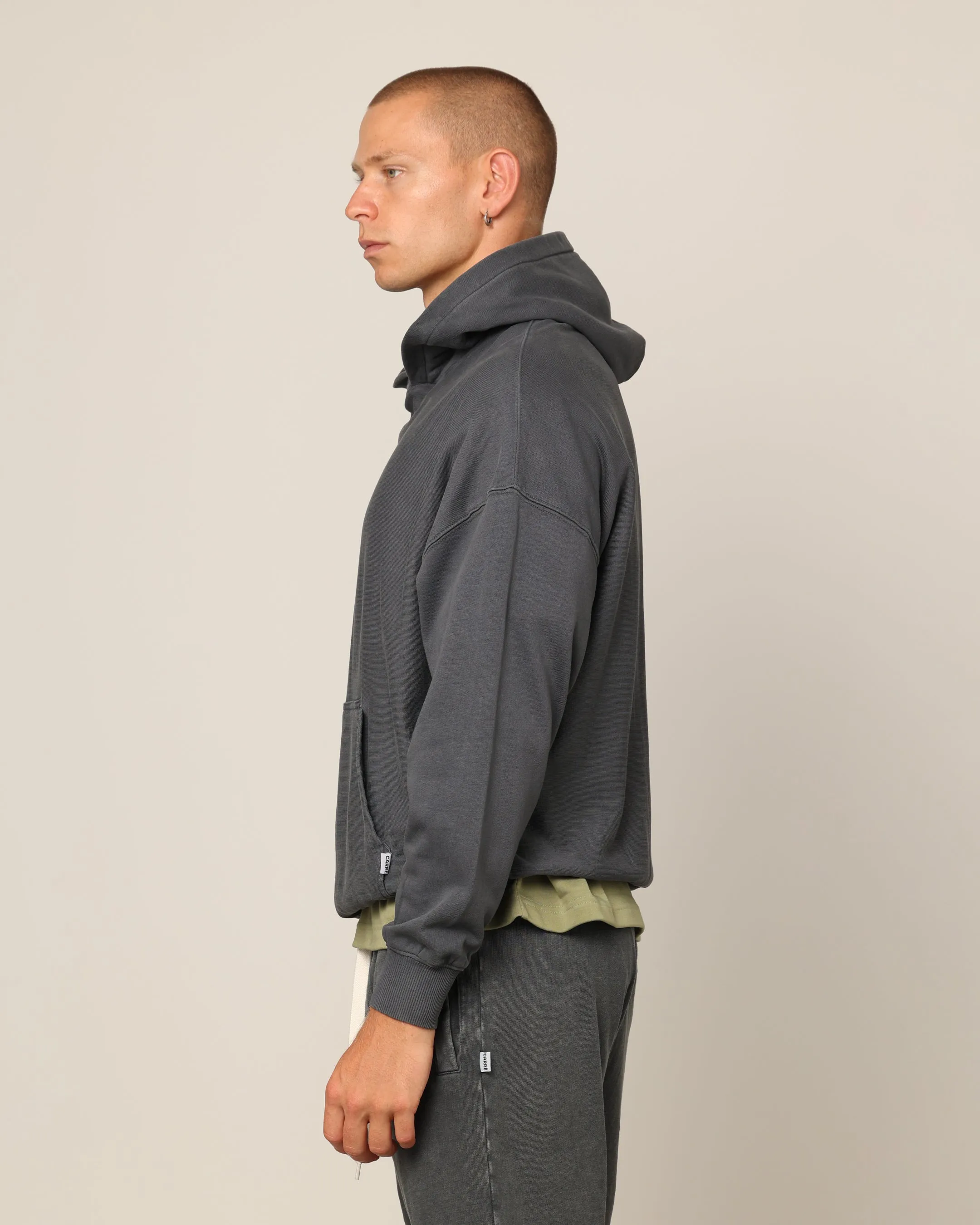 Carré Blanc Oversized Hoodie Vintage Grey