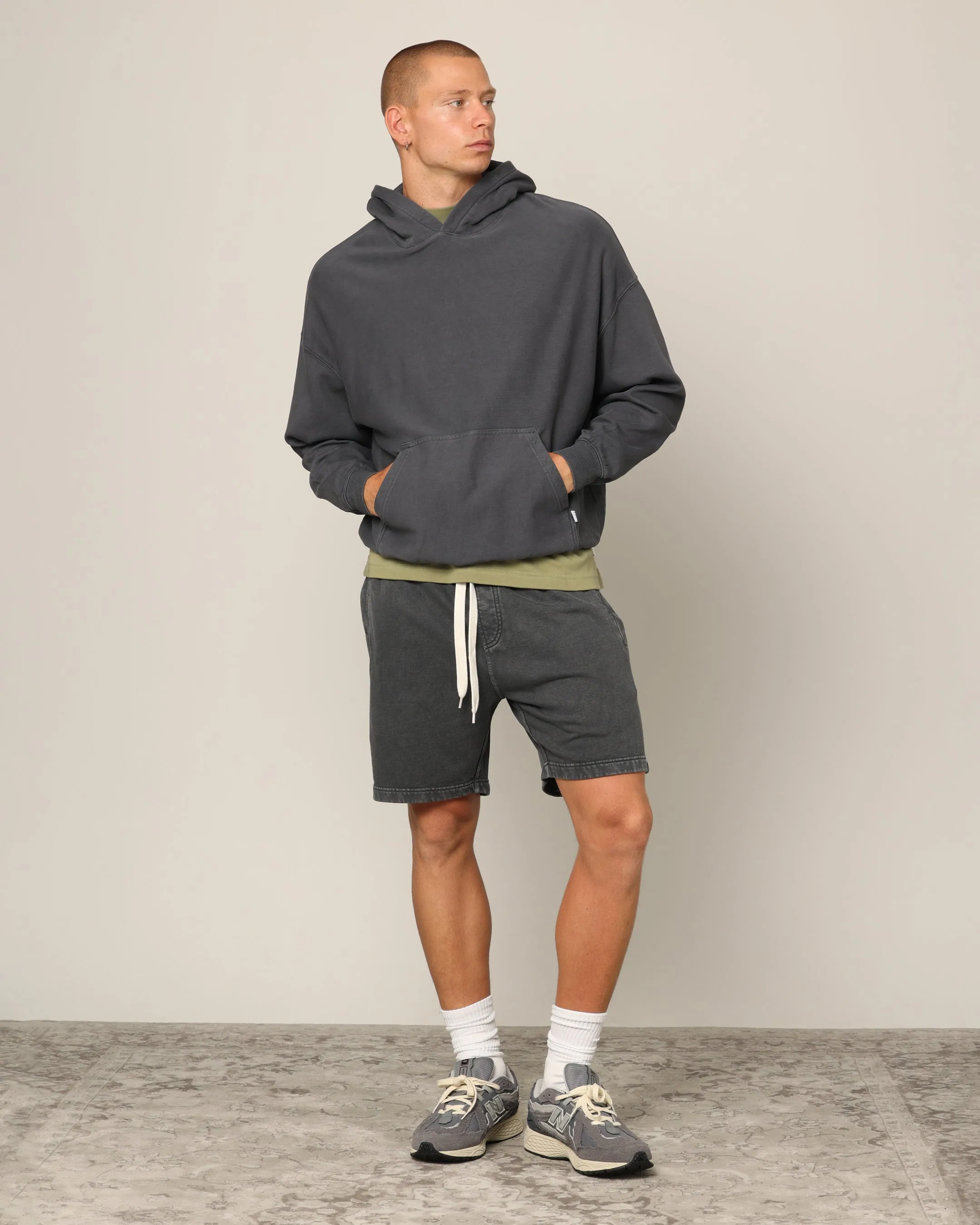 Carré Blanc Oversized Hoodie Vintage Grey