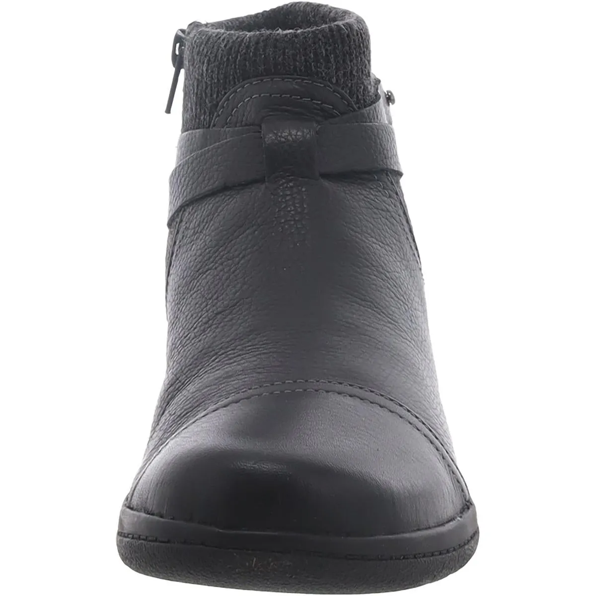Cheyn Kisha Womens Leather Round Toe Booties