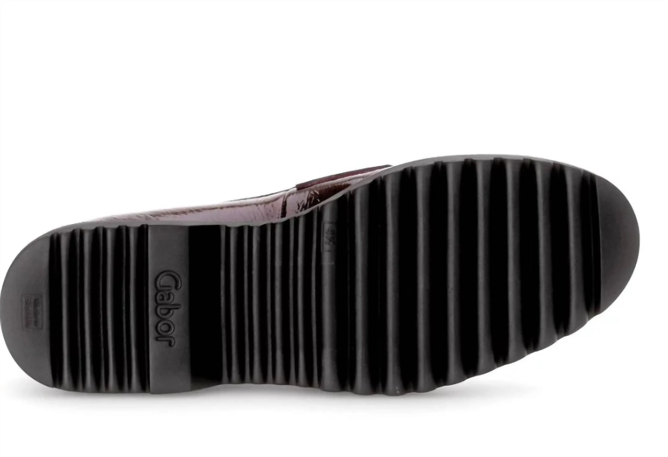 Chunky Hell City Loafer In Rock Lack/burgundy