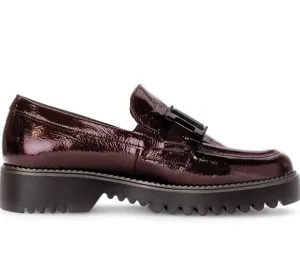 Chunky Hell City Loafer In Rock Lack/burgundy