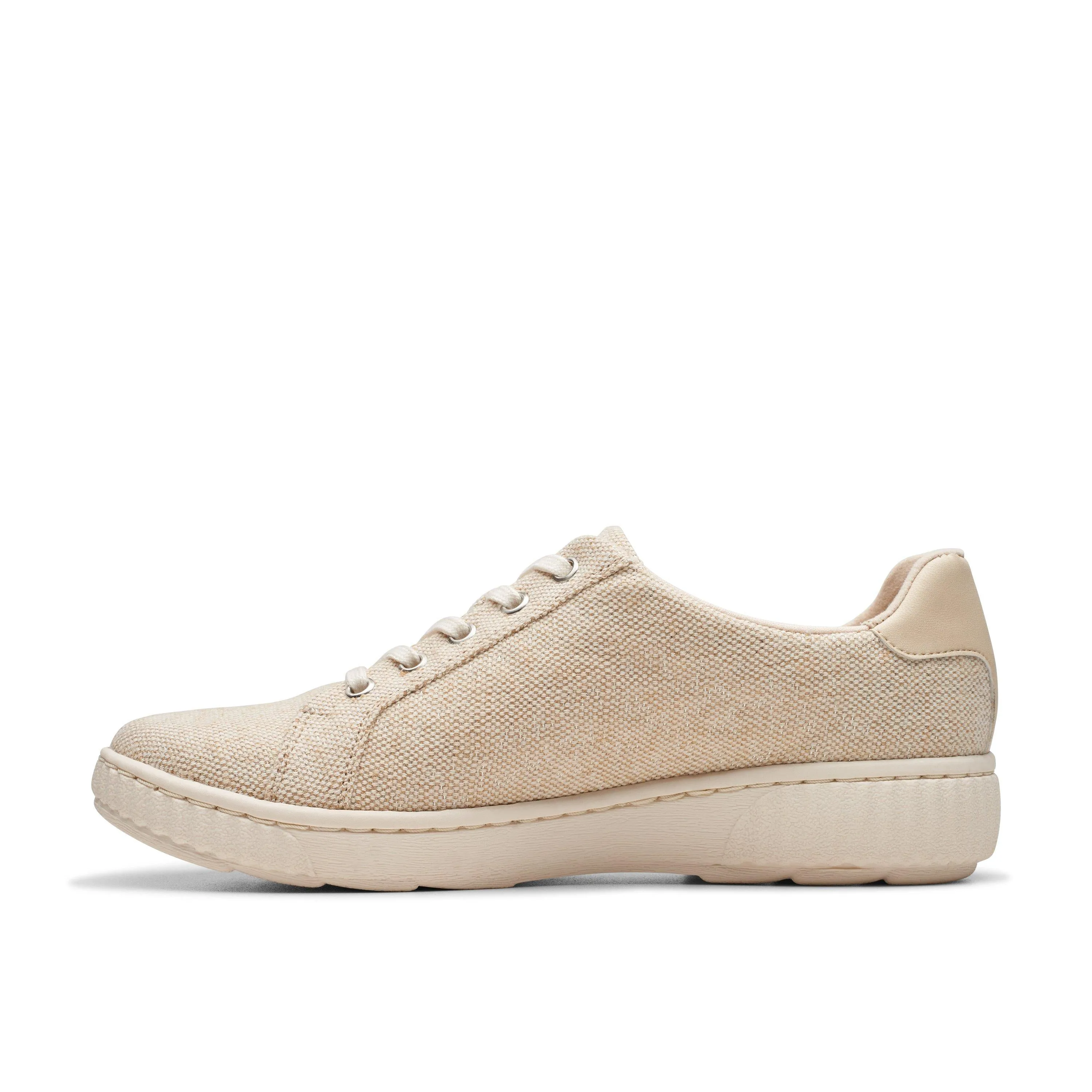 Clarks Caroline Echo in Beige Textile
