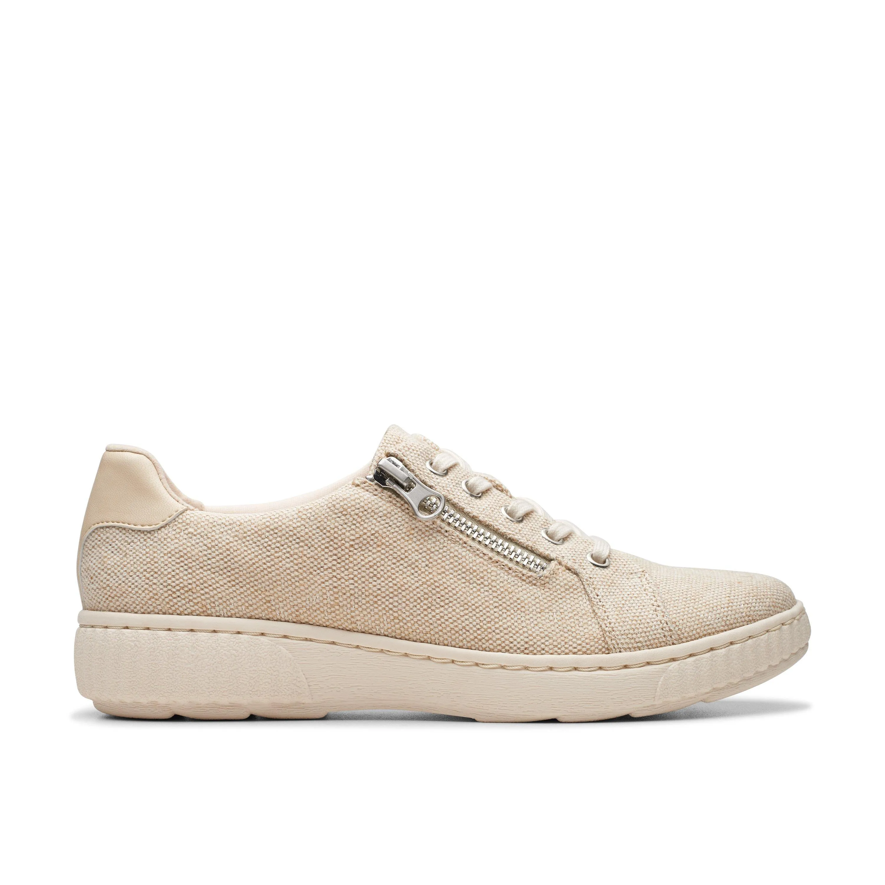Clarks Caroline Echo in Beige Textile