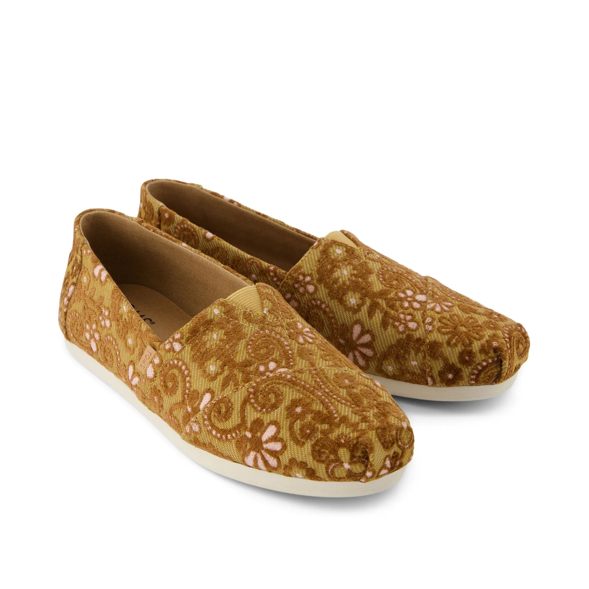 Classic Alpargata Golden Honey Floral Brocade