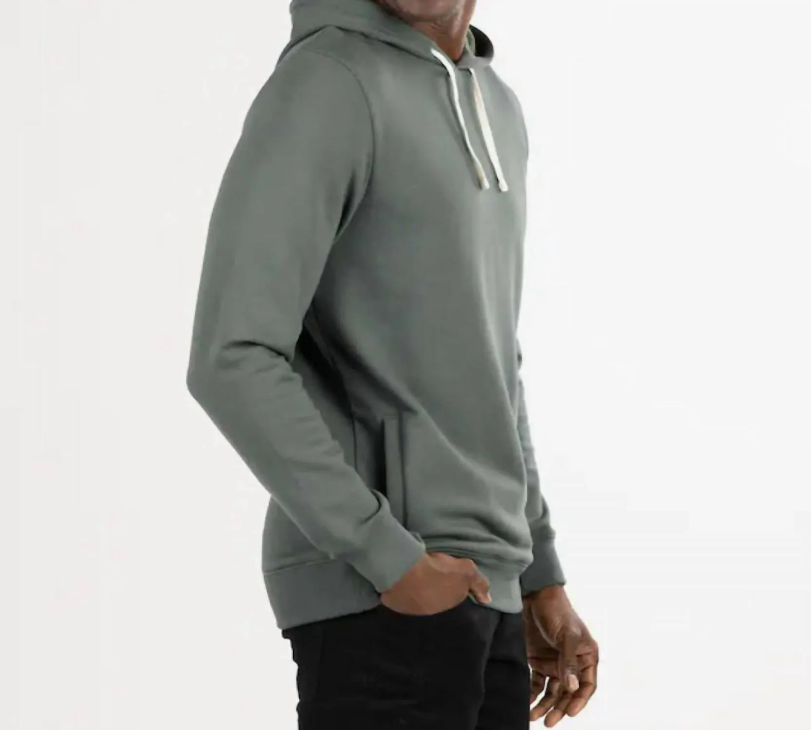 Cloud Hoodie In Balsam Green