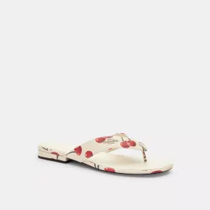 Coach Outlet Bridgette Sandal With Cherry Print