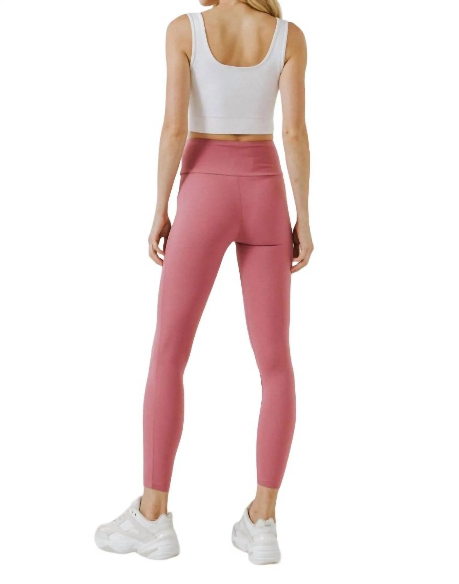 Comfortable Leggings In Cassis
