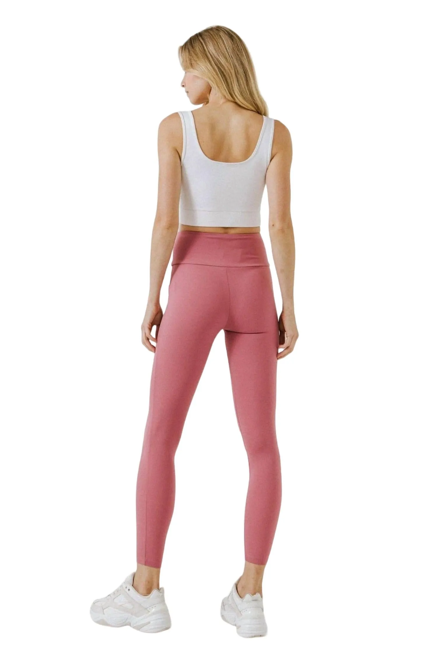 Comfortable Leggings In Cassis